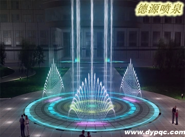 重庆水轮机厂音乐喷泉-蒸蒸日上效果图