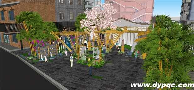 “竹文化+生态水景”打造城市文旅新地标 - 重庆南川东街街心广场竹子水景设计方案