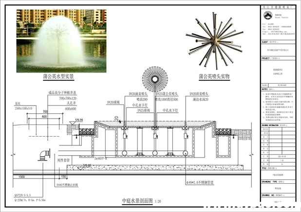 如何用循环水景激活小区景观价值？ - 四川隆昌隆城观邸小区水景喷泉深化设计方案