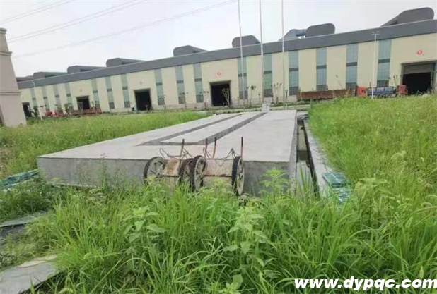 绵竹厂区水景喷泉施工现场
