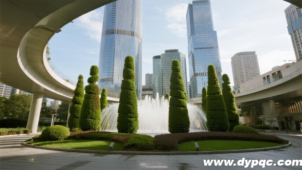 智能水景喷泉携手绿色雕塑 - 打造科技与生态共融的城市景观新标杆