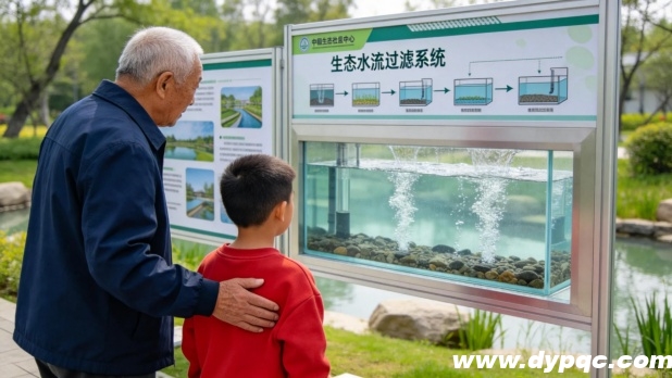 生态水流过滤系统科普展示