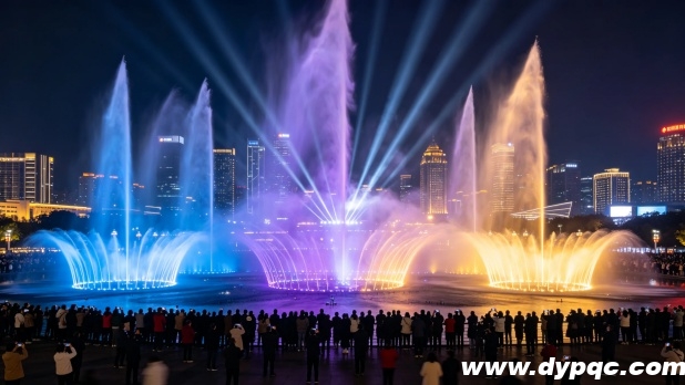 水景视听剧场 - 从空间视觉焦点到夜间经济引擎的喷泉设计新范式